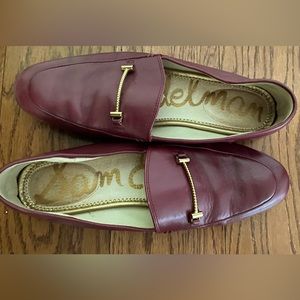 Sam Edelman Burgandy Loafers